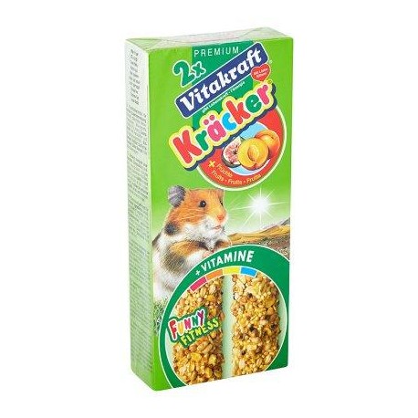 Vitakraft 2 x Crackers aux fruits pour hamsters 112 g