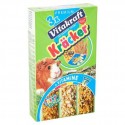 Vitakraft 3 x Crackers miel, popcorn, germes de blé pour cochon d'Inde 160 g