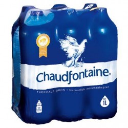 CHAUDFONTAINE eau minérale PET  6 x 1L