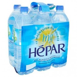 HEPAR eau minérale naturelle  6 x 1L