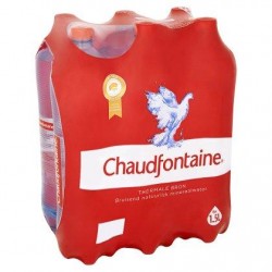 CHAUDFONTAINE eau pétillante (PET)  6 x 1,5L