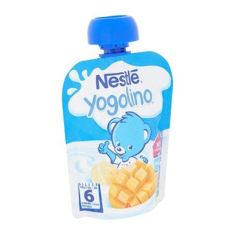 Nestlé® Yogolino® Gourde Banane Mangue Bébé 6 Mois 90 g