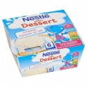 Nestlé® Baby Dessert Semoule au Lait Bébé 6 Mois 4 x 100 g