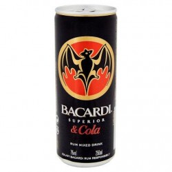 Bacardi Superior & Cola 250 ml