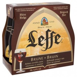 Leffe Brune Bière Belge Bouteilles 8 x 33 cl