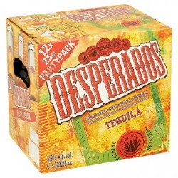 Desperados Bière Aromatisée Tequila Party Pack Bouteilles 12 x 25 cl