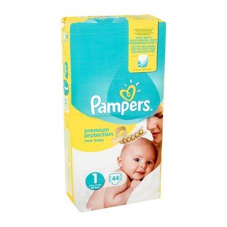 Pampers New Baby Taille 1 (Nouveau-né) 2-5 kg 44 Langes
