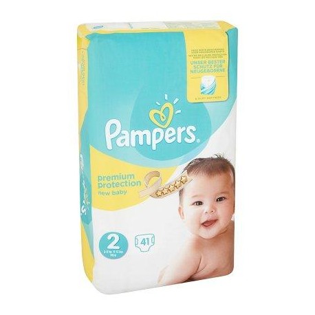 Pampers New Baby Taille 2 (Mini) 3-6 kg 41 Langes