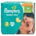 Pampers Baby-Dry Taille 3 (Midi) 5-9 kg 34 Langes