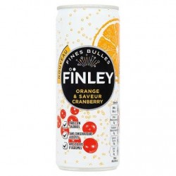 Fïnley Fines Bulles Orange & Saveur Cranberry 250 ml