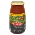 Bertolli Basilico Sauce pour Pâtes Tomates & Basilic Budget Pack 700 g