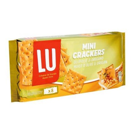 LU Mini Crackers Huile d'Olive & Origan 8 Flowpacks 250 g