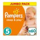 Pampers Sleep & Play T5, 60 Langes, 11-23kg