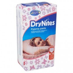 DryNites Pyjama Pants Girl 8-15 Ans 27-57 kg 13 Pièces