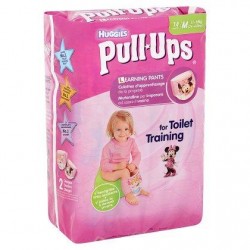 Huggies Pull-Ups Culottes d'Apprentissage de la Propreté Girl M 11-18 kg 14 Pièces