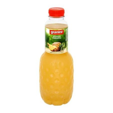 GRANINI nectar d'ananas  1L *Jus d'ananas *À base de concentré *50 % de fruits *Avec pulpe