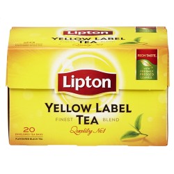 Lipton Thé Noir Yellow Label 20 Sachets