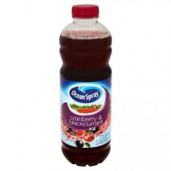 Ocean Spray cranberry & blackcurrant 1 L