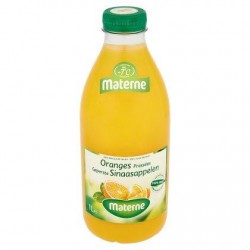 Materne 100% Pur Jus de Fruits Oranges Préssées 1 L