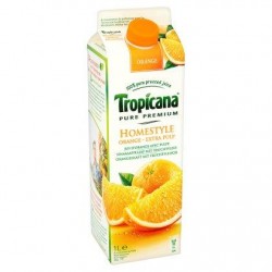 Tropicana Pure Premium homestyle jus d'orange avec pulpe 1 L