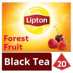 Lipton Pyramides Thé Noir Fruits Rouges 20 Sachets