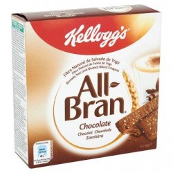 KELLOGG'S ALL-BRAN chocolat barres  6x40g *Barre de céréales au blé, aux fibres d'avoine et aux pépites de chocolat