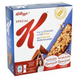 KELLOGG'S SPECIAL K barre ch. lait  6x20g *Barre de céréalesau chocolat au lait