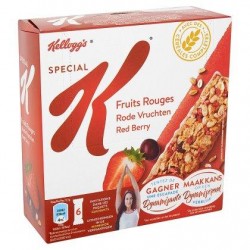 KELLOGG'S SPECIAL K 6 barre fr. r.  129g *Barres de céréales aux fruits rouges