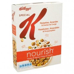 KELLOGG'S Special K Nourish nois/am  330g *Flocons et clusters avec noisettes, amandes et graines de potiron