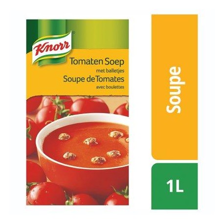 KNORR class.potage tomate boulettes  1L *Potages aux tomates avec boulettes