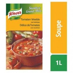 Knorr Tetra Soupe Délice de Tomates avec des Boulettes 1 L