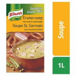 Knorr Tetra Soupe Petits Pois aux Saucisses & Lardons 1L