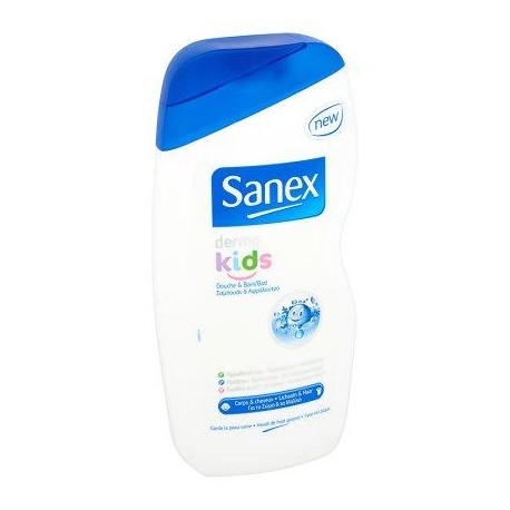 SANEX Dermo bain & douche kids 500ml *Gel bain & douche *Dermo kids *pH-neutre, hypoallergénique