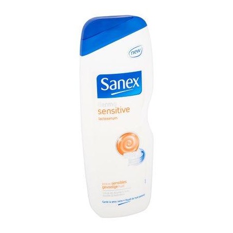 SANEX douche & bain Dermo Sensitive 750ml *Gel bain & douche *Dermo Sensitive *Lactosérum: riche en protéines, pH-neutre
