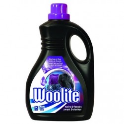 WOOLITE lessive liquide Black 2L  33 d. *33 doses *Concentré, dose moyenne: 60 ml *Pour le noir