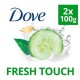 Dove Savon Fresh Touch 2 x 100 g