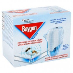 Baygon Genius Moustiques Diffuseur Liquide 2 en 1 26 ml