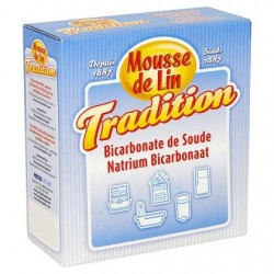 MOUSSE DE LIN bicarbonate de soude  750 g *Cuisine, salle de bain *En poudre