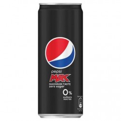 Pepsi Max Cola 33cl - Sleek Can