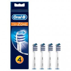 Oral-B Trizone Brossettes De Rechange Pour Brosse À Dents Électrique x4