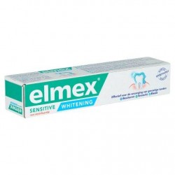 Elmex Sensitive avec Fluorure d'Amines Olafluor Blancheur Dentifrice 75 ml