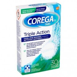 Tabs Corega Triple Action 30 Pièces