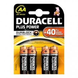 4 Plus Power Piles Alkaline AA