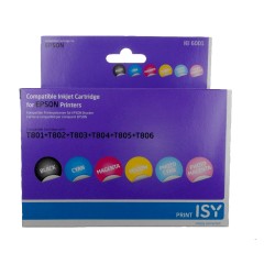 ISY IEI-6001 MULTIPACK 6 EPSON T801-T806 6 couleurs