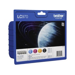 BROTHER LC-790VAL Blister Noir / Cyan / Magenta / Jaune (LC970VALBP)