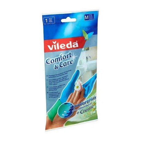 VILEDA Comfort & Care gant M  1 paire *Non poudrés