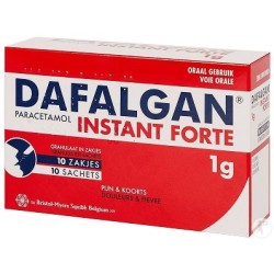 Dafalgan Instant Forte Paracétamol 1g Sachets 10