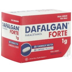 Dafalgan Paracétamol Forte 1g Comprimés Pelliculés 32