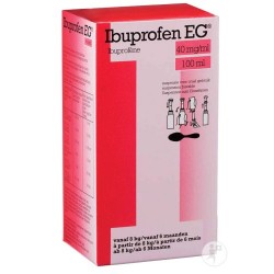 Ibuprofen EG 40mg/ml Suspension Buvable 100ml