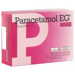 Paracetamol EG 500mg Comprimés Pelliculés 30